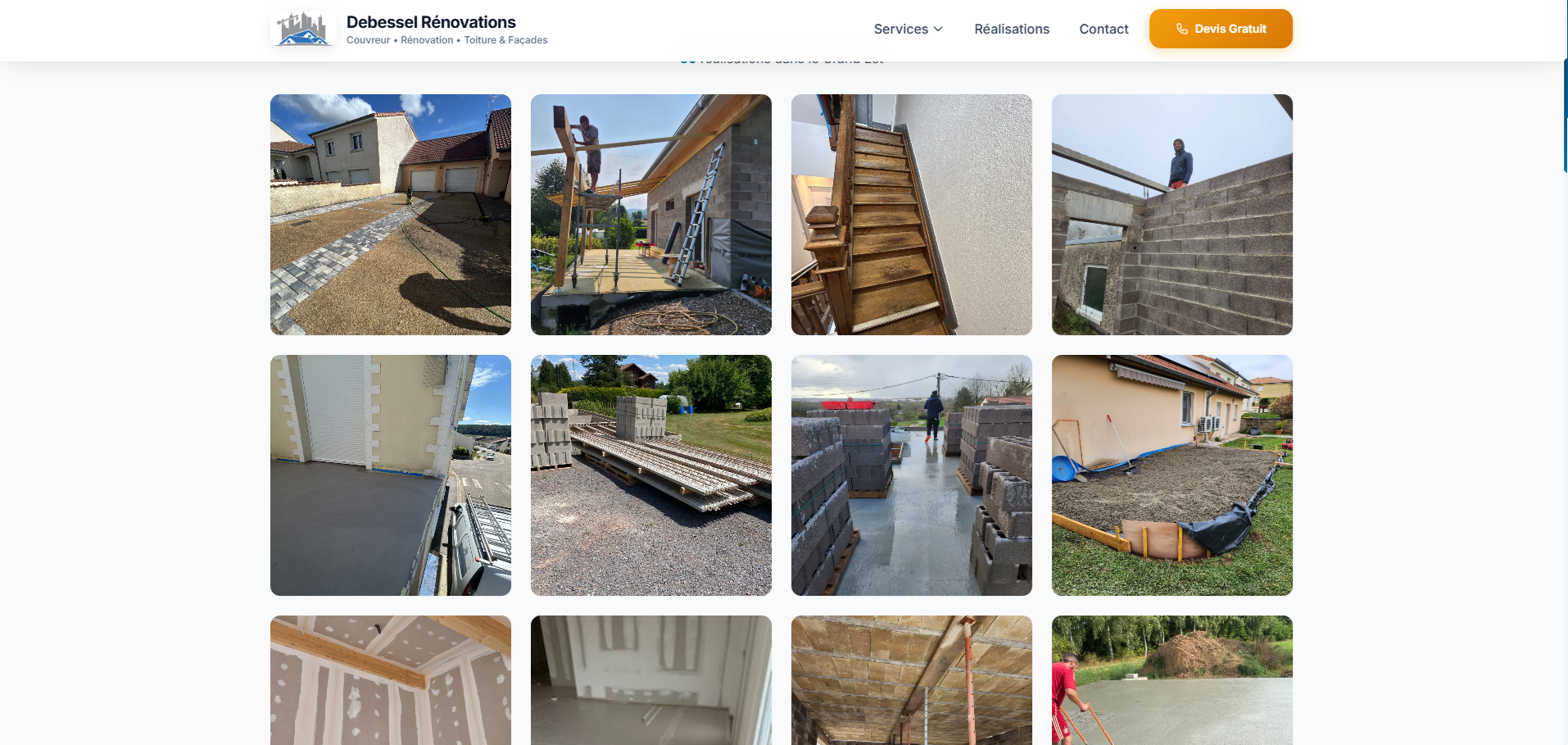 Debessel Renovations - Détail